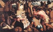 BASSANO, Jacopo Adoration of the Shepherds ss oil painting artist